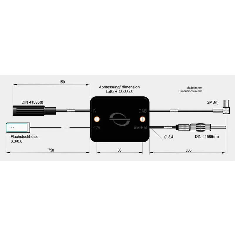 ATTB FM/DAB splitter - SMB