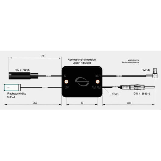 ATTB FM/DAB splitter - SMB