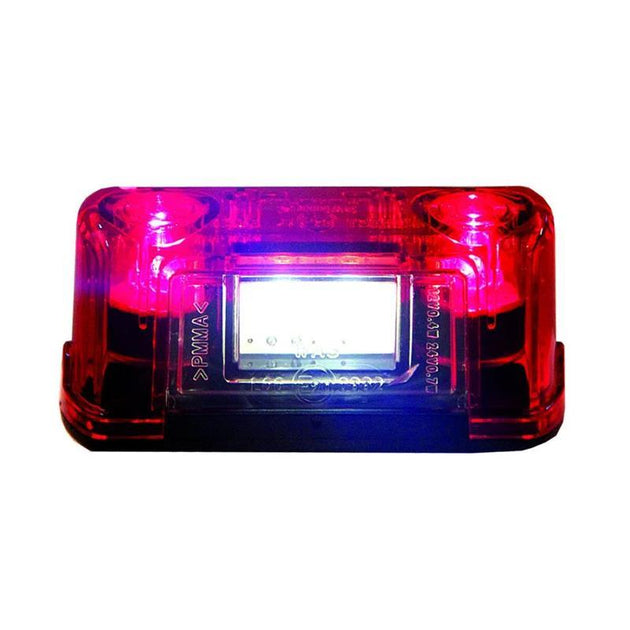 Strands Nummerskiltlys rødt glass - LED nummerskiltlys - Bilfreak AS