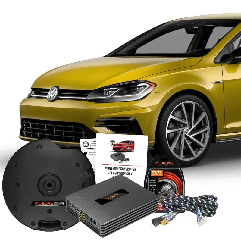 Lydoppgraderingspakke VW Golf