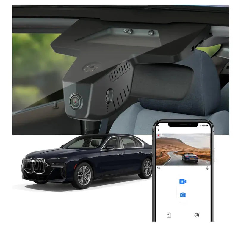 FITCAMX Integrert 4K Dashcam (front)