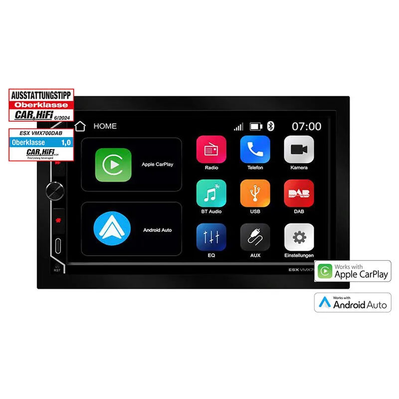 ESX 7" LCD/DAB+/FM/USB/SD/BT