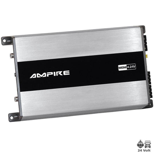 Ampire 4-kanals forsterker - 24V - 4 x 70Watt @ 4 Ohm - Bilfreak AS