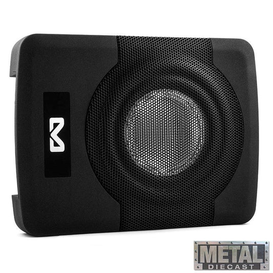 Ampire Aktiv kompakt woofer 8" - Aktiv 8" bilsubwoofer 200/400W - Bilfreak AS