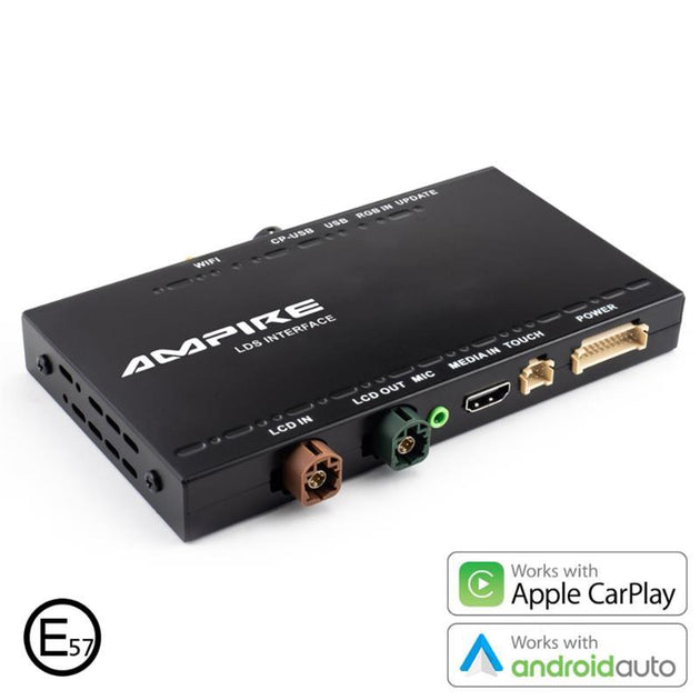 Ampire Trådløs Apple Carplay/AndroidAuto - Jaguar/Landrover m/InControl Touch (8") - Bilfreak AS