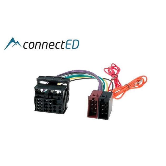ConnectED ISO-adapter (motsatt!) - Audi/Seat/Skoda/VW (m/Quadlock) - Varenr: EDAU1004 - Bilfreak AS