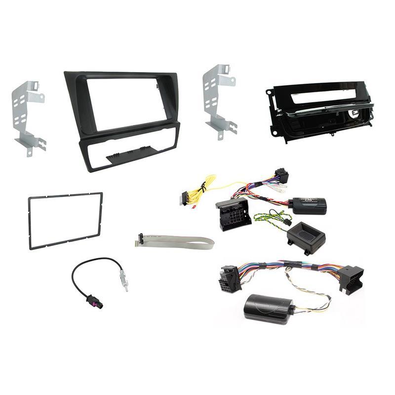 ConnectED Komplett 2-DIN monteringskit - BMW 3-Serie (2005-2011) m/Auto AC - Sort - Bilfreak AS