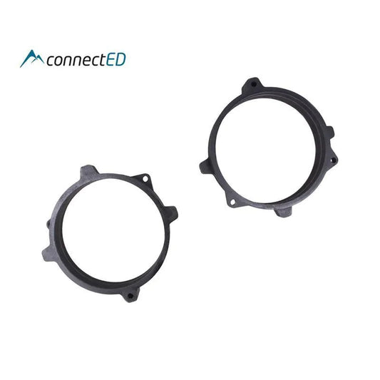 ConnectED MDF høyttaleradaptere (130mm) - BMW X5/X6 (F15/F16) (2014 - 2019) front - Bilfreak AS