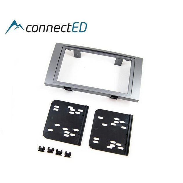 ConnectED Monteringsramme 2-DIN - Ford - Rektangulær - Sølvgrå - Varenr: EDFD3003 - Bilfreak AS