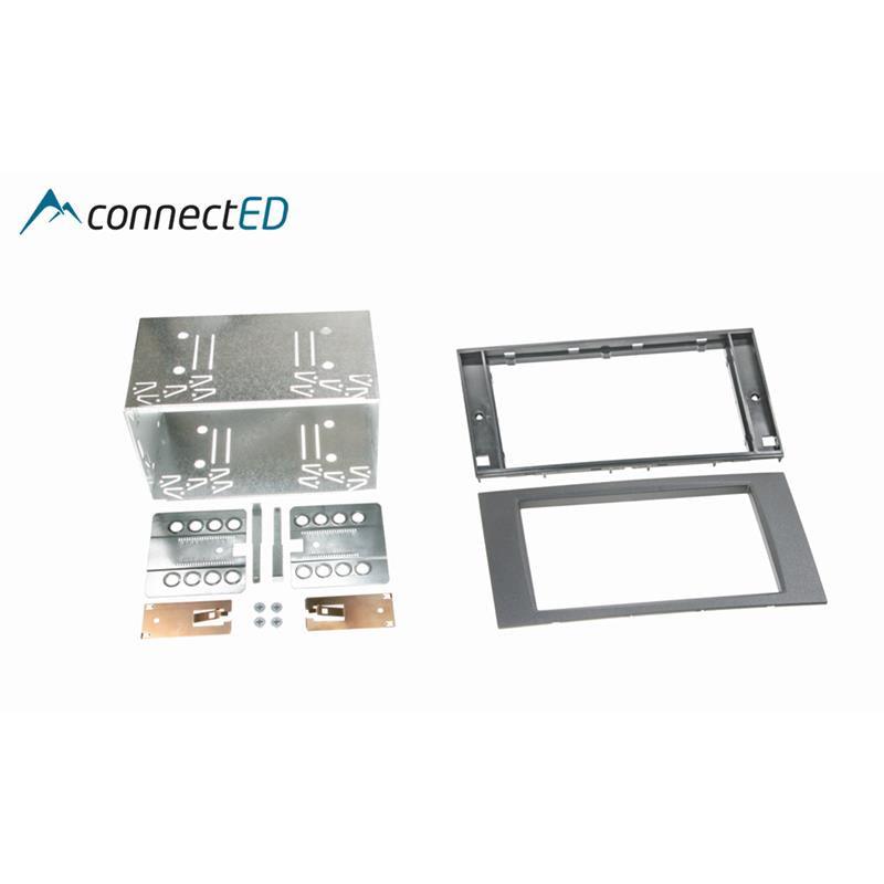 ConnectED Premium monteringskit 2-DIN - Ford - Rektangulær - Sort - Varenr: EDFD3009 - Bilfreak AS