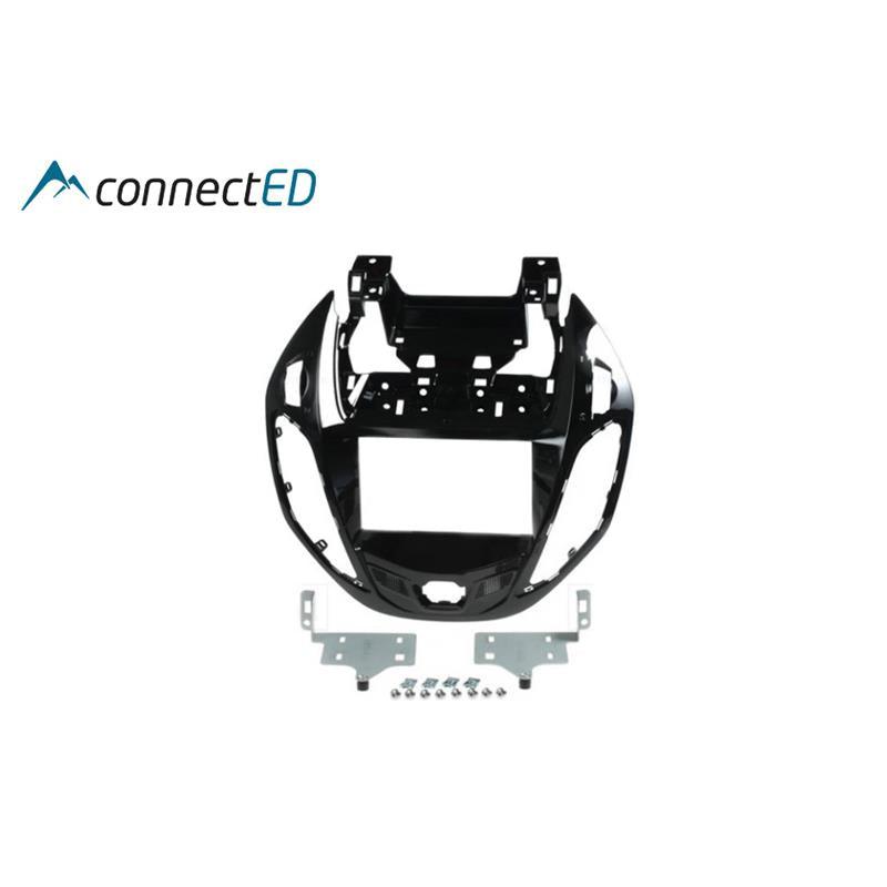 ConnectED Premium monteringsramme 2-DIN - B-Max/Transit Courier (2013 -->) Sort - Varenr: EDFD3004 - Bilfreak AS