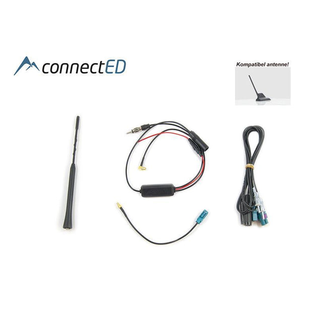 ConnectED Skjult DAB-antenne (Fakra) - VW/Skoda (2007 - 2017) m/hafinne og pis - Varenr: EDVW4000 - Bilfreak AS
