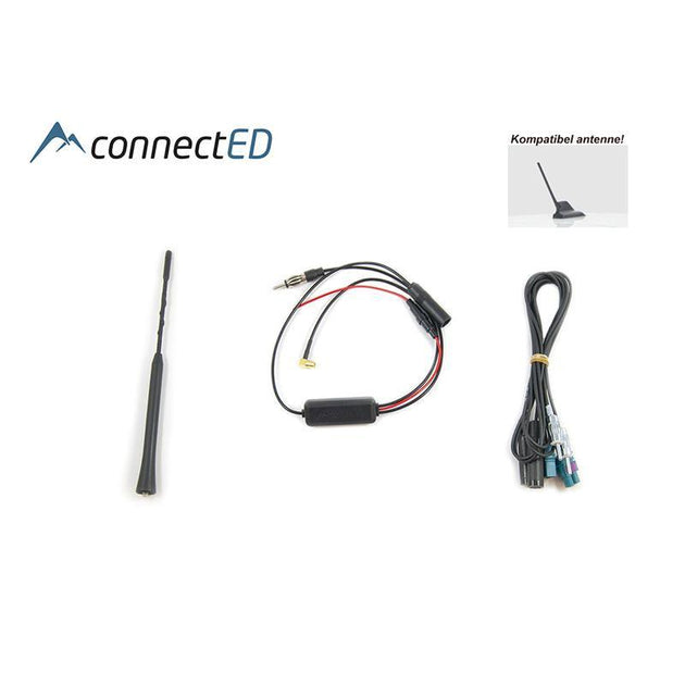 ConnectED Skjult DAB-antenne (SMB) - VW/Skoda (2007 - 2017) m/hafinne og pisk - Bilfreak AS