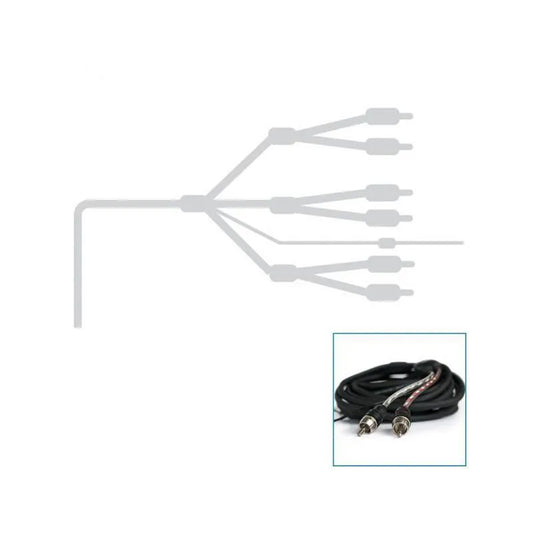 Connection BEST Signalkabel, 2,5 Meter - 6 kanals signal kabel - Bilfreak AS