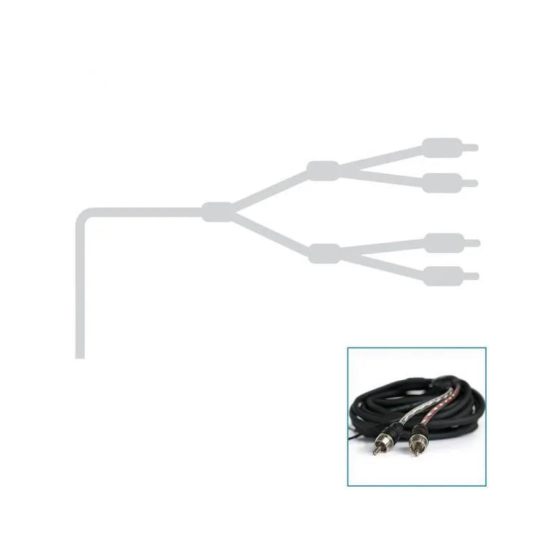 Connection BEST Signalkabel, 5,5 Meter - 4 kanals signal kabel - Bilfreak AS