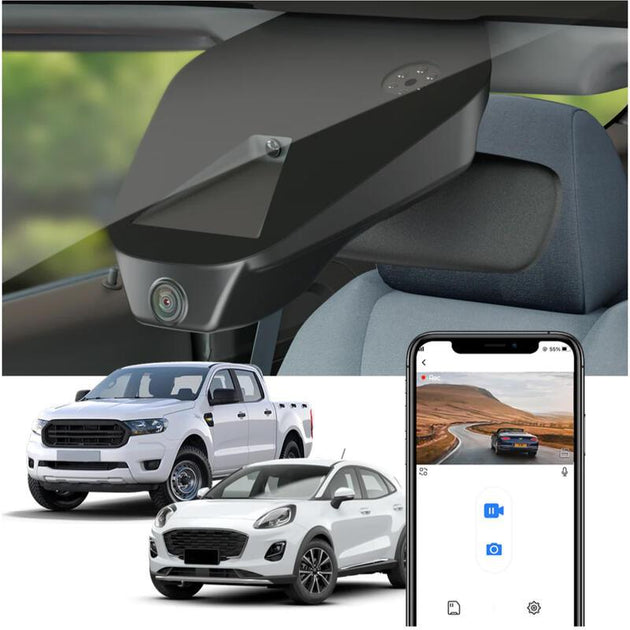 FITCAMX Integrert 4K Dashcam (front) - Ford Ranger/Puma (2019 -->) - Bilfreak AS