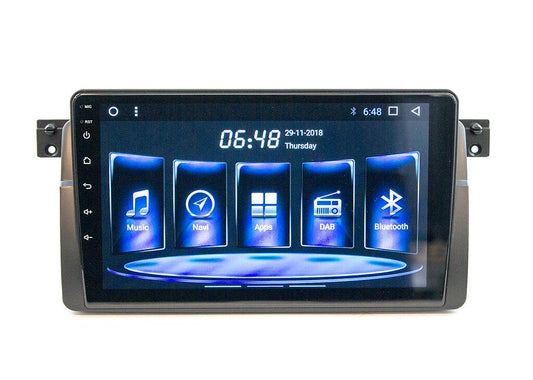 Hardstone 9" Android headunit - BMW - 3-serie (1998 - 2004) m/Multi.fk.ratt - Bilfreak AS