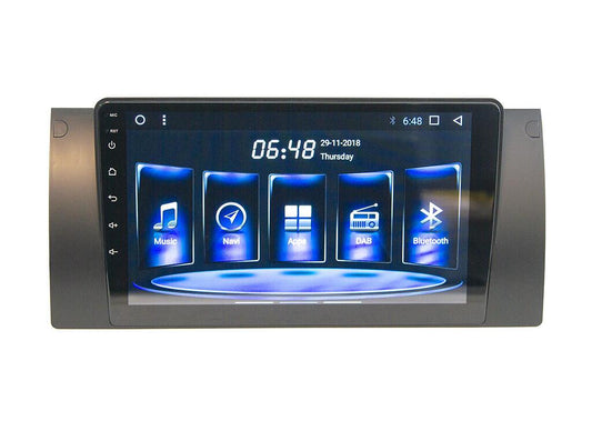 Hardstone 9" Android headunit - BMW - 5-serie (1996 - 2003) m/Multi.fk.ratt - Bilfreak AS