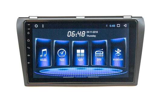 Hardstone 9" Android headunit - Mazda - 3 (2003 - 2008) - Bilfreak AS