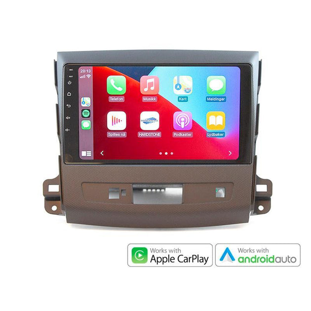 Hardstone 9" Apple CarPlay/Android Auto - 4007/C-cross./Outlander (2007-2009) u/RF - Varenr: PD9183MT3 - Bilfreak AS