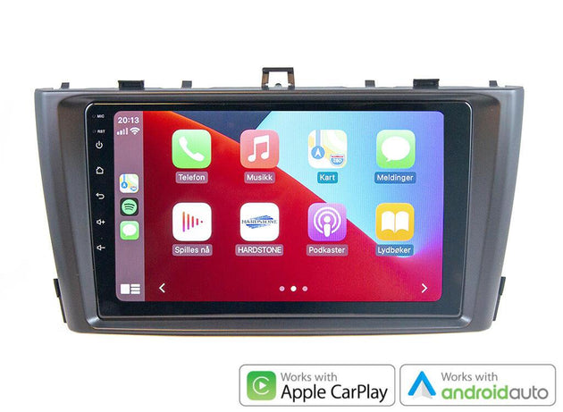 Hardstone 9" Apple CarPlay/Android Auto - Avensis (2012 - 2015) - Bilfreak AS