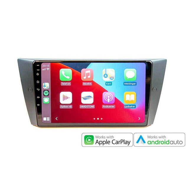 Hardstone 9" Apple CarPlay/Android Auto - BMW 3 (2005 - 2011) u/iDrive - Varenr: PD9183BM5 - Bilfreak AS