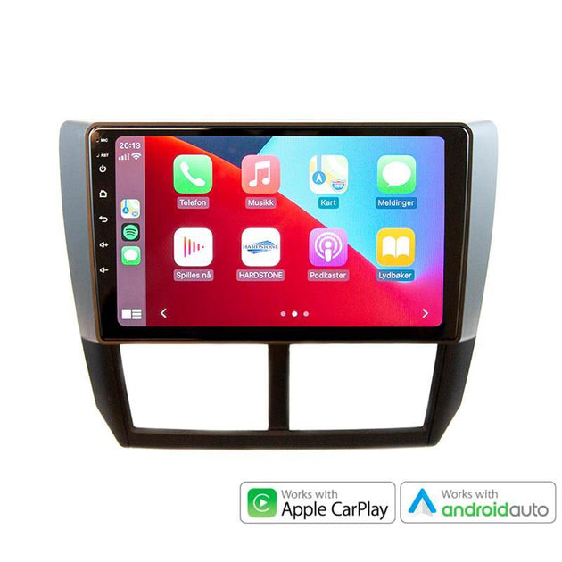 Hardstone 9" Apple CarPlay/Android Auto - Forester/Impreza (2007 - 2012) m/Navi - Varenr: PD9183SU3 - Bilfreak AS