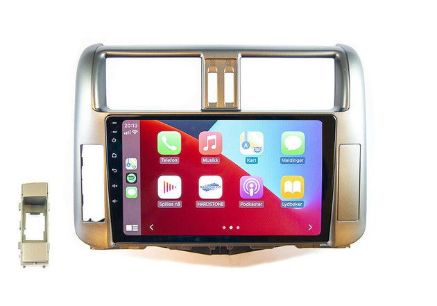 Hardstone 9" Apple CarPlay/Android Auto - LC 150 (2010 - 2013) m/CD/Radio - Bilfreak AS