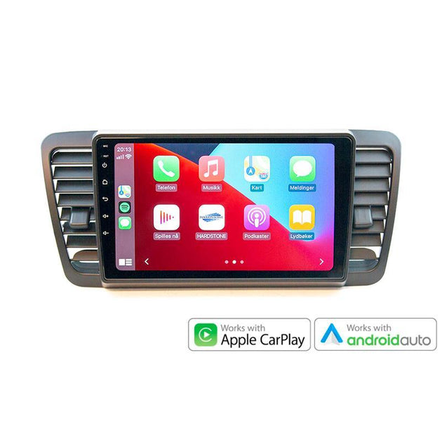 Hardstone 9" Apple CarPlay/Android Auto - Legacy/Outback (2004 - 2009) u/Navi - Varenr: PD9183SU7 - Bilfreak AS