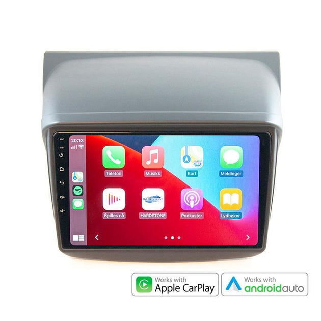 Hardstone 9" Apple CarPlay/Android Auto - Mitsubishi L200 (2006 - 2011) - Varenr: PD9183MT6 - Bilfreak AS
