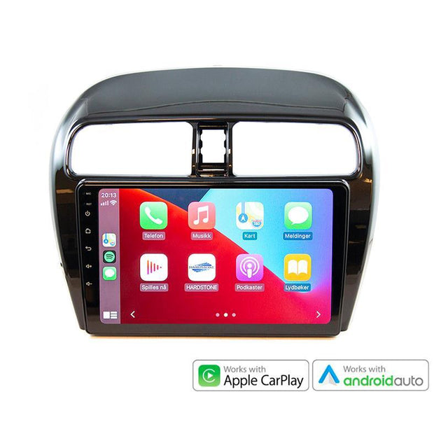 Hardstone 9" Apple CarPlay/Android Auto - Mitsubishi Space Star (2013 -->) - Varenr: PD9183MT8 - Bilfreak AS