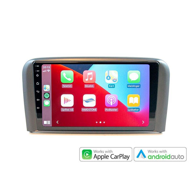 Hardstone 9" Apple CarPlay/Android Auto - S80 (1998-2006) u/multi.ratt m/akt.høytt - Varenr: PD9183VL4 - Bilfreak AS