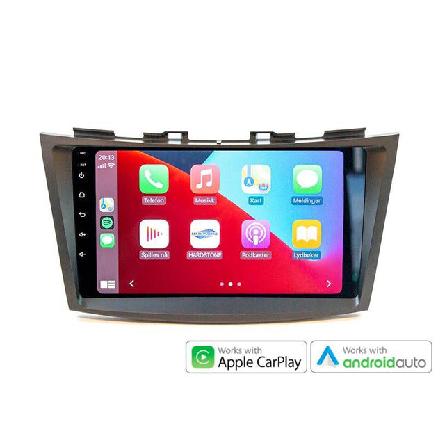 Hardstone 9" Apple CarPlay/Android Auto - Suzuki Swift (2011 - 2016) - Varenr: PD9183SZ1 - Bilfreak AS