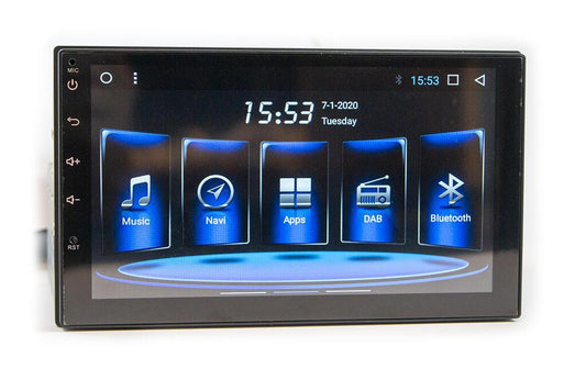 Hardstone Android headunit - 7" - Universal 2-DIN - Bilfreak AS