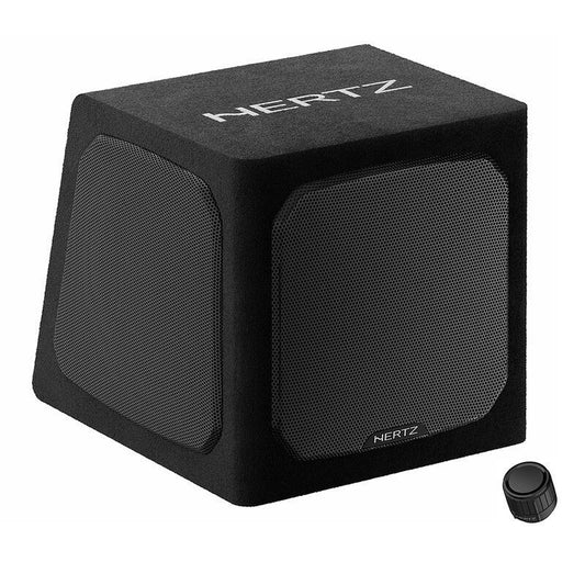 Hertz DBA201 8" Aktiv Subwoofer - 440W max doble radiatorer - Varenr: DBA201 - Bilfreak AS