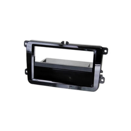 InCarTec Premium monteringsramme 1-DIN - VW/Skoda RCD/RNS-formfaktor (Sort piano) - Varenr: 50172PRO1 - Bilfreak AS