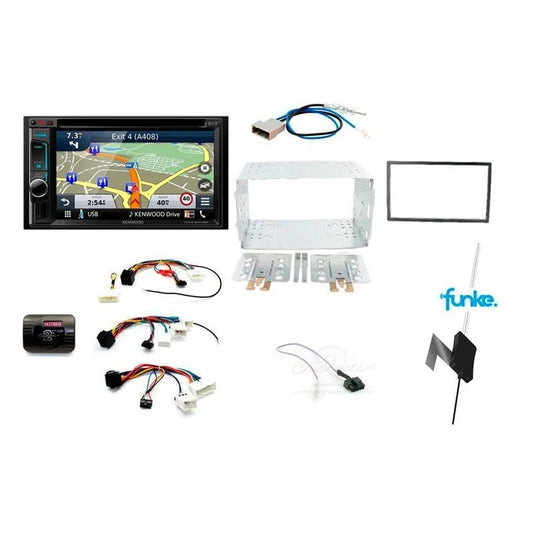 Kenwood DNX5190DAB komplett pakke Nissan - Qashqai (2007 - 2013) - Bilfreak AS