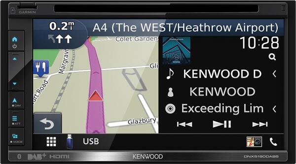 Kenwood DNX5190DABS - Den Ultimate 2-DIN Multimedia Navigasjonssystem - Bilfreak AS