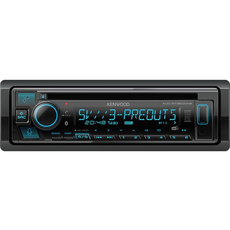 Kenwood KDCBT960DAB - CD RADIO DAB BT USB/IPHONE - Varenr: KDCBT960DAB - Bilfreak AS