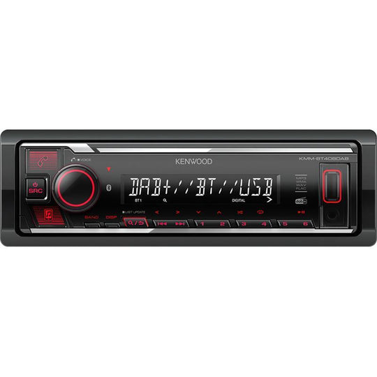 Kenwood KMMBT408DAB - Mecha-less Media reciever (uten CD) - Bilfreak AS