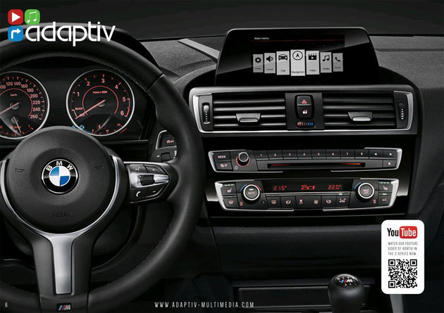 Multimedia/Navigasjonsoppgradering for BMW 5-Serie (F10) med 6,5" Skjerm - Bilfreak AS