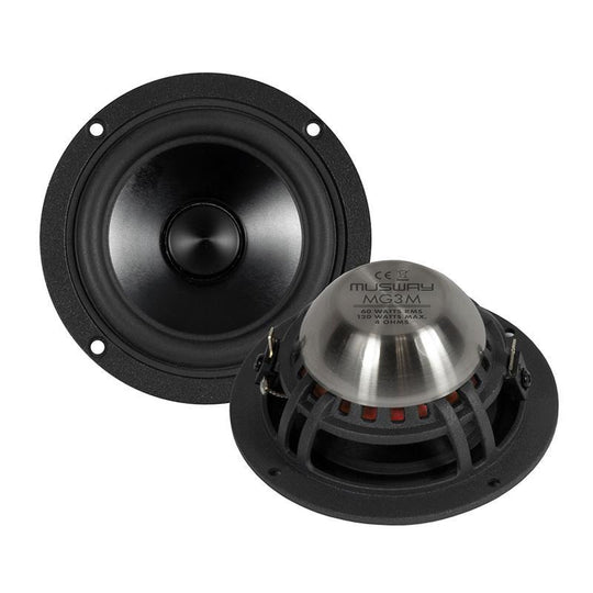 Musway 3" High End mellomtone - 3" mellomtone 60W RMS / 120W max - Varenr: MG3M - Bilfreak AS