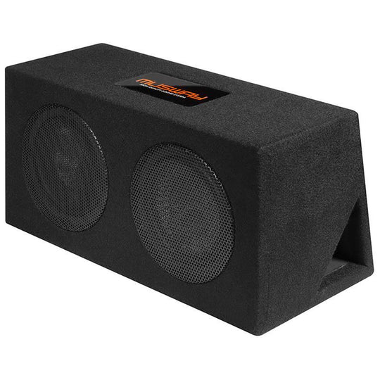 Musway MR208Q 2 x 8" Subwoofer - 800W max / 400W RMS - Varenr: MR208Q - Bilfreak AS