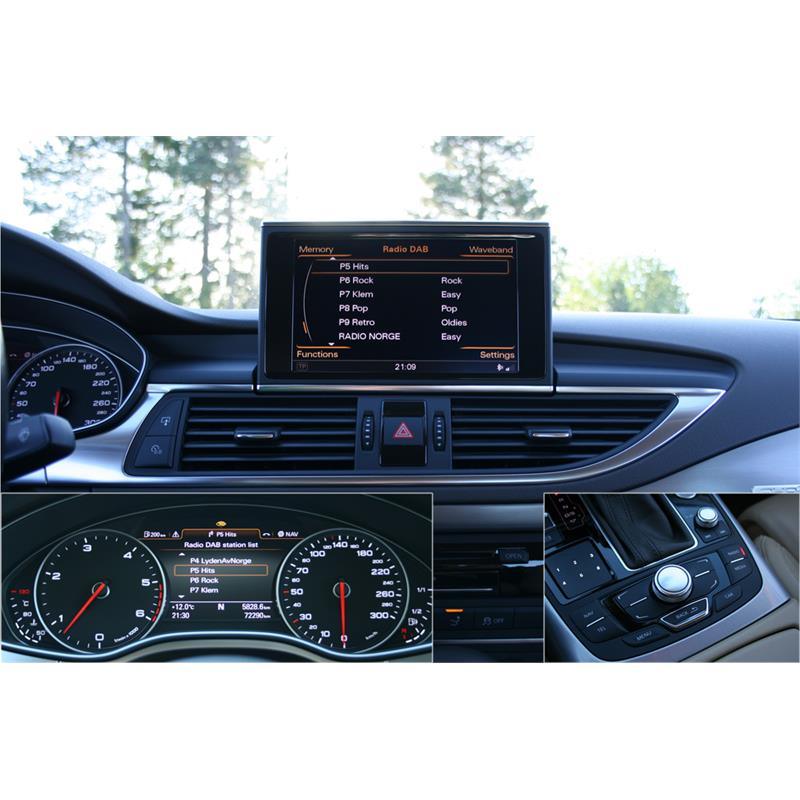 norDAB Premium DAB-integrering Audi/VW++ - Audi/Bentley/VW m/MMI 3G/3G+ (u/OEM DAB) - Bilfreak AS