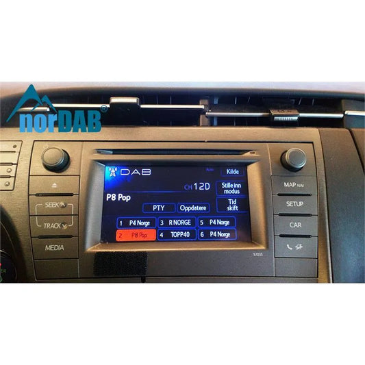 norDAB Premium DAB-integrering - Toyota (og Lexus u/Navi) (2006-2016) - Bilfreak AS