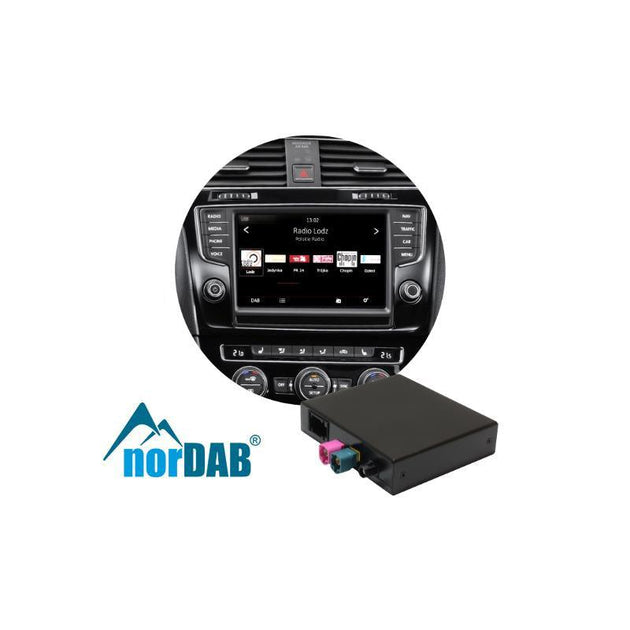 norDAB Premium DAB-integrering - VW/Seat/Skoda m/MIB1/MIB2 - Varenr: ND421 - Bilfreak AS
