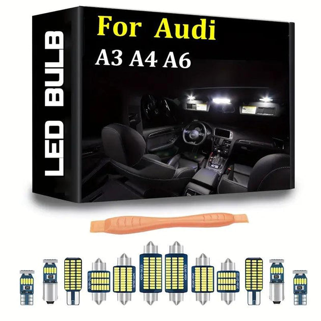 Oppgrader til Canbus LED Interiørpakke for Audi A3 A4 A6– En Fullstendig Oversikt - Bilfreak AS