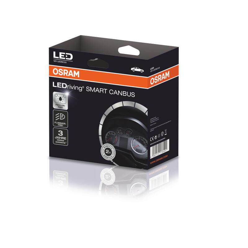 Osram LEDriving® Smart Can Bus H7 LED - 2pk, for H7 godkjent LED pære - Bilfreak AS