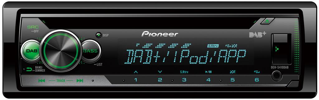 Pioneer DEHS410DAB - 1-DIN CD Spiller med USB - Bilfreak AS