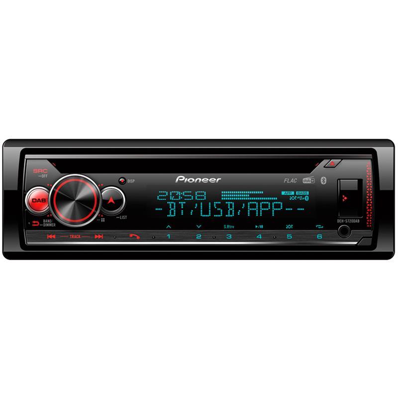 Pioneer DEHS720DAB - 1-DIN CD-spiller med USB, bluetooth - Bilfreak AS